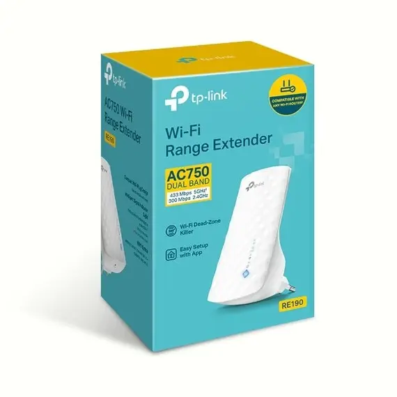 Extender TP-LINK RE190 - AC750 Wi-Fi Range                                                                               , 5 image
