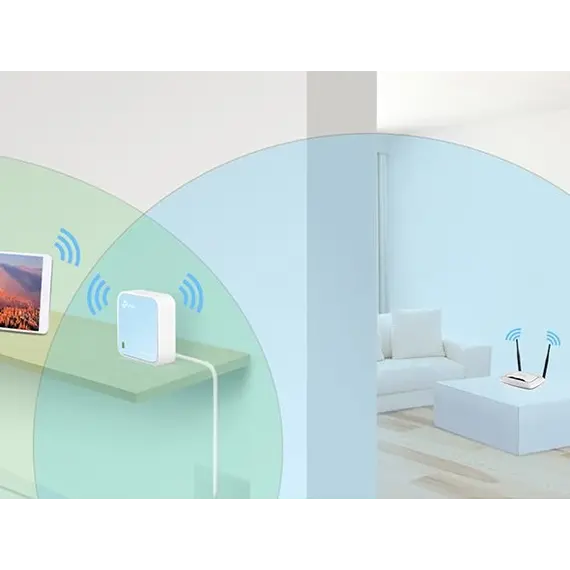 Ruter Tp-Link TL-WR802N N300 Nano Pocket Wi-Fi 2.4 GHz , 5 image