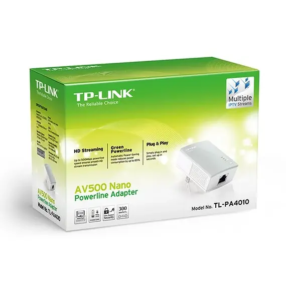 Zgjërues rrjeti TP-LINK AV500 Powerline TL-PA4010 KIT, 6 image