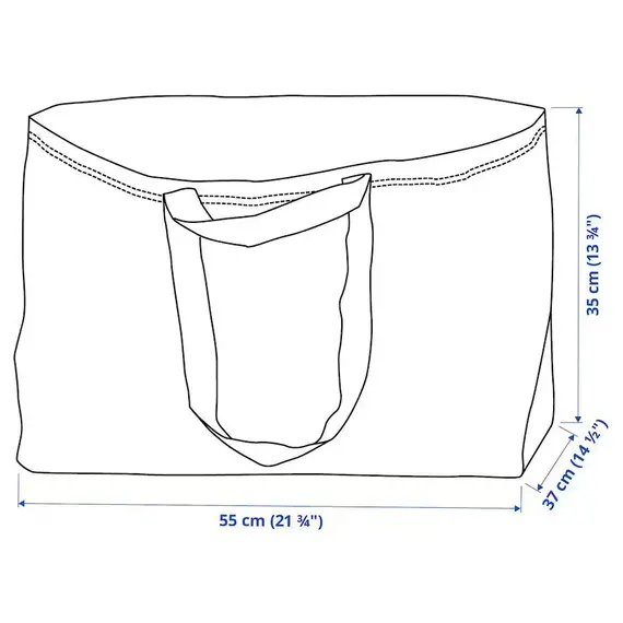 IKEA FRAKTA Çantë organizuese 55x37x35cm, 7 image