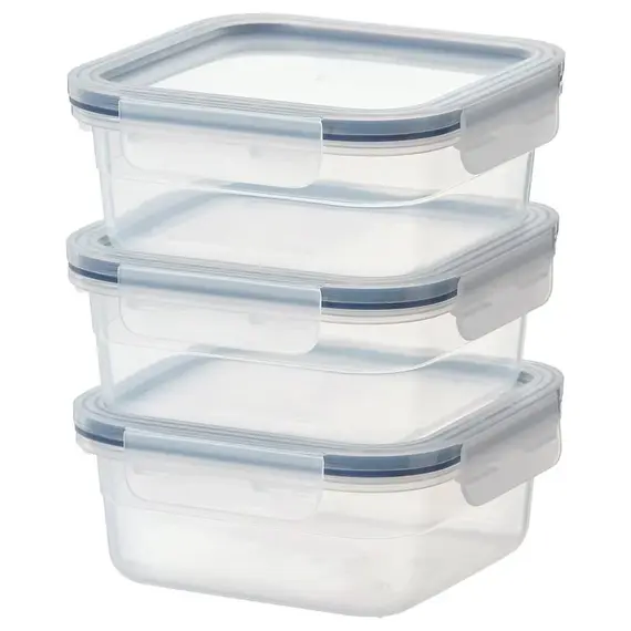 IKEA 365+ Enë katrore plastike, 750 ml