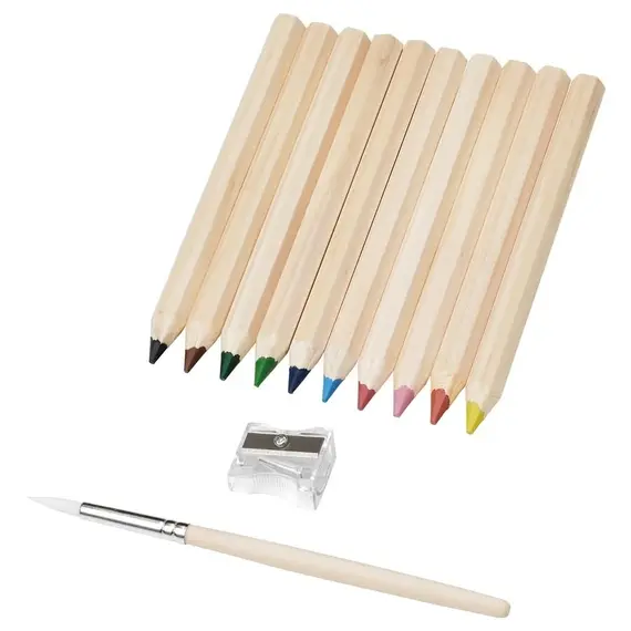 Ngjyra druri 10 copë IKEA"