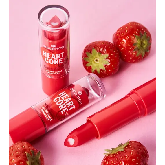 essence HEART CORE fruity lip balm 02, 2 image