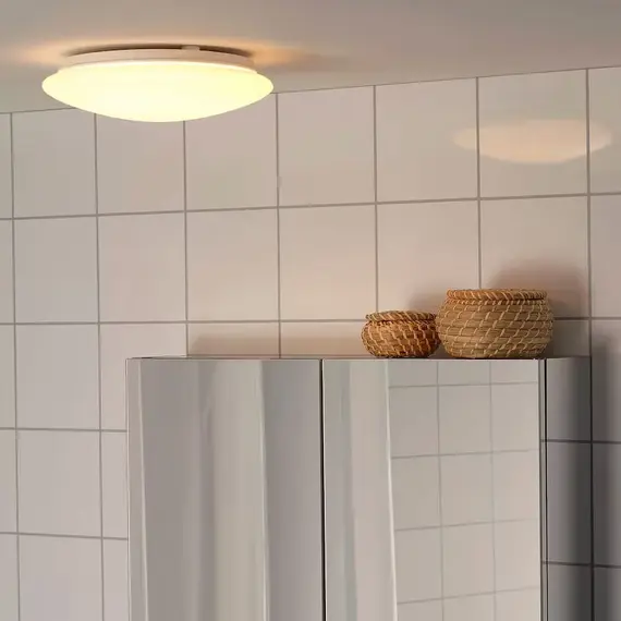 IKEA BARLAST Llampë muri/tavani, e bardhë (25cm), 4 image