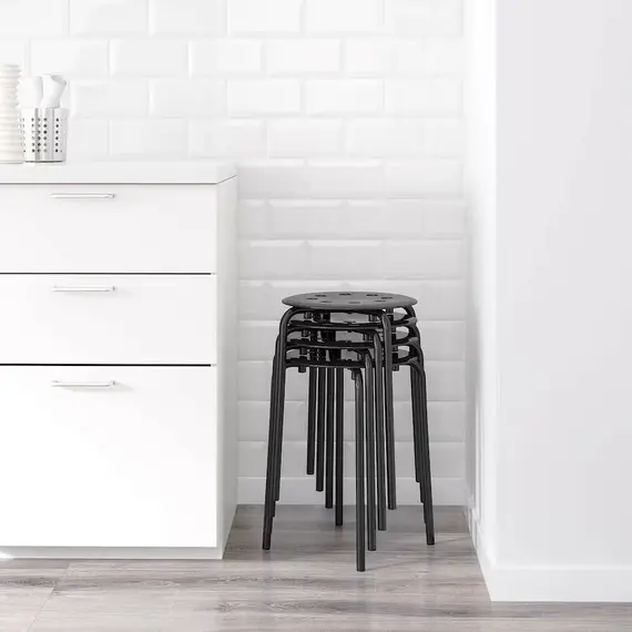 IKEA MARIUS Karrige, e zezë, 8 image