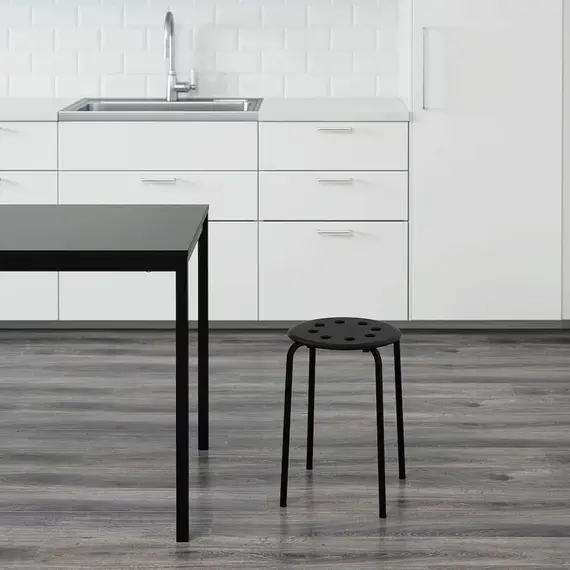 IKEA MARIUS Karrige, e zezë, 10 image