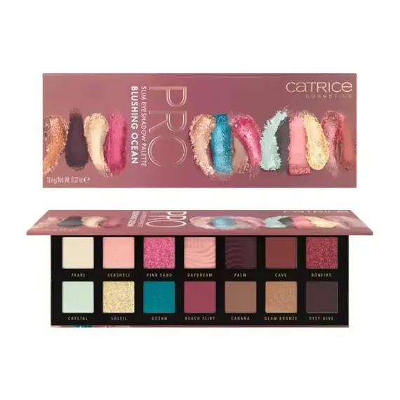 Catrice Pro Slim Eyeshadow Palette Blushing Ocean 010