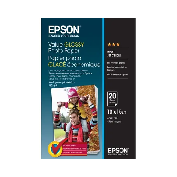 Leter Per Printer Epson S400037 10X15Cm Glossy Foto Papir