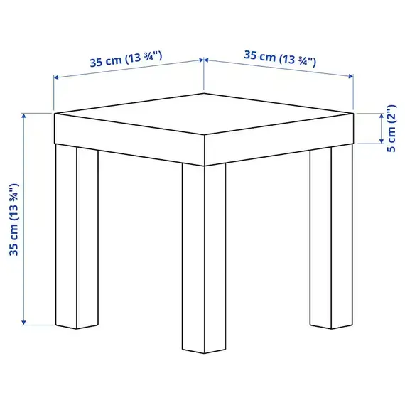 IKEA LACK Tavolinë 35x35cm, 7 image