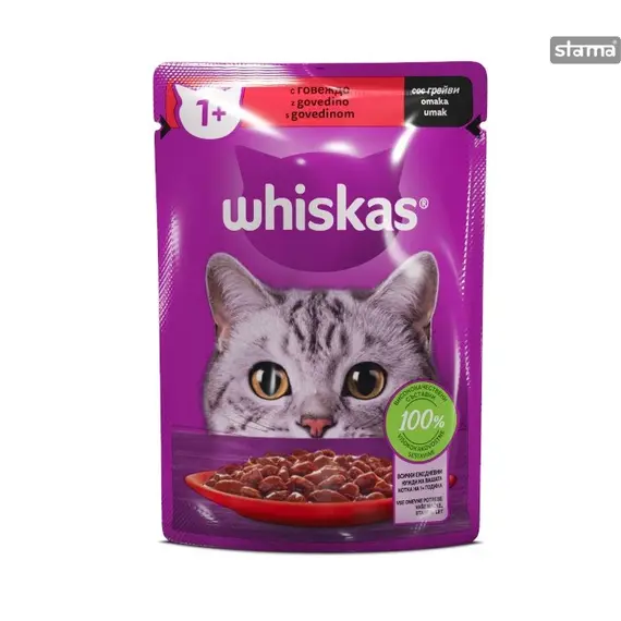 Whiskas Pouch Mish viçi Adult Multi 28*85g
