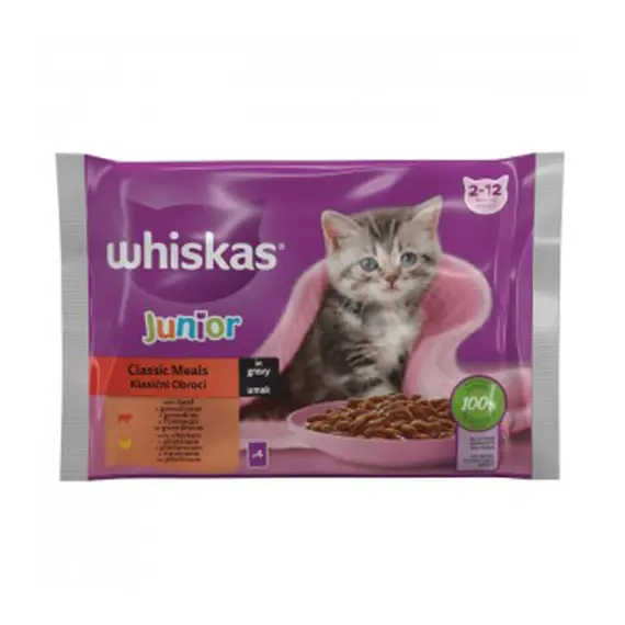 Whiskas Pouch ClassicSel Junior Multi