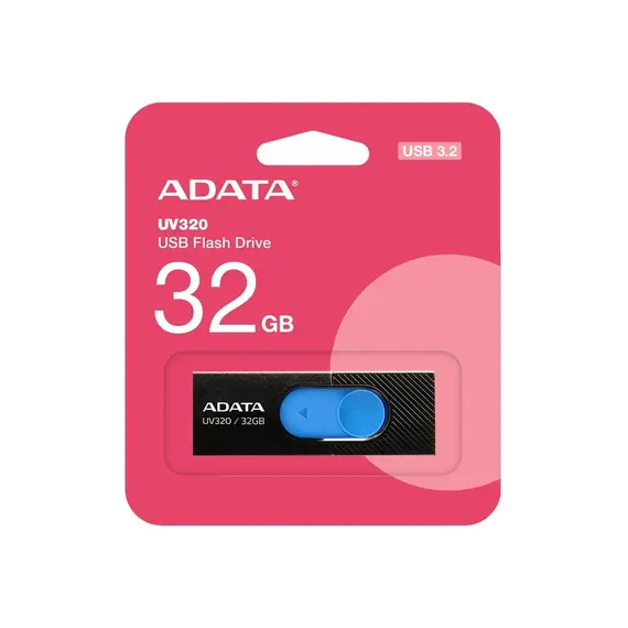 USB ADATA  32GB AUV320-32G-RBKBL, 3 image