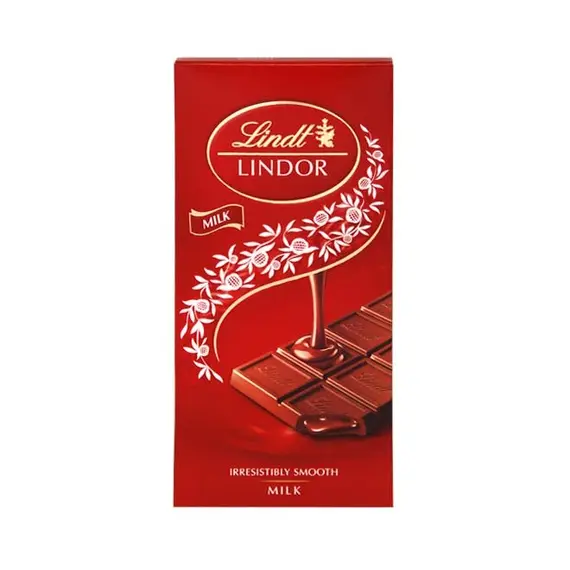 TAB LINDOR MILK VERTICAL 18X 100G /P18