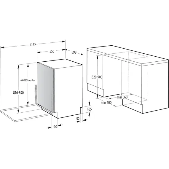 Enelarese montuese Gorenje GV16D, 9 image