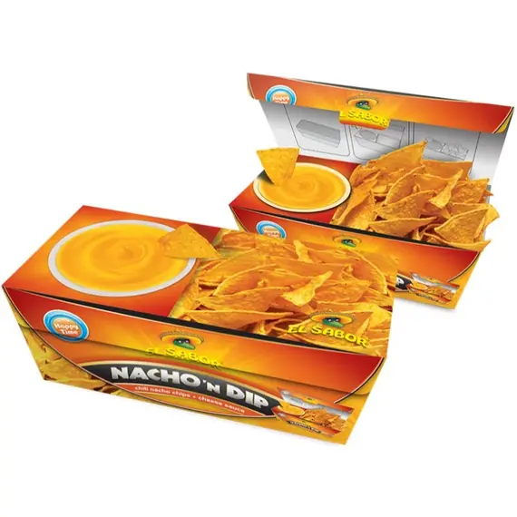 Nacho chips me kripë + salcë me djath, EL SABOR/P12