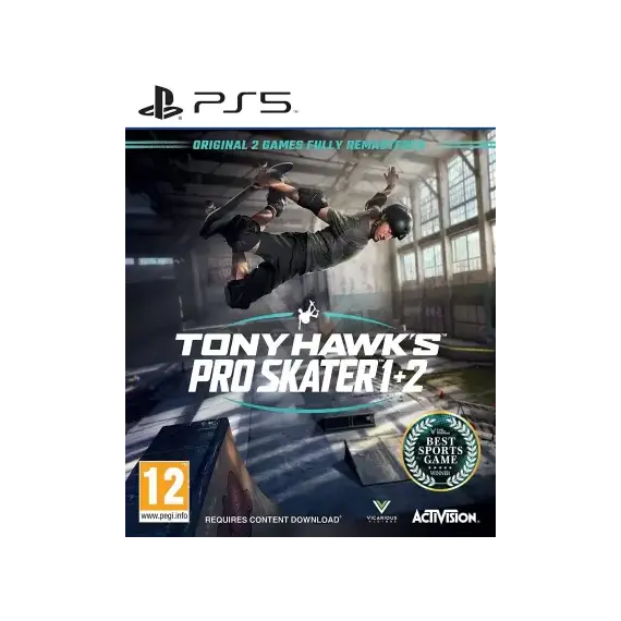 CD-Tony Hawk's Pro Skater 1 + 2 English Pack / Pegi (PS5)