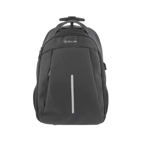 Çantë Shpine  Tellur Rolly 17'' With Usb Port ,  Zezë