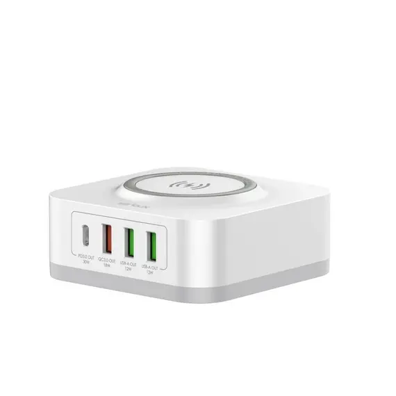 Mbushës Me Wireless Serioux, 32W Qc,  Bardhë