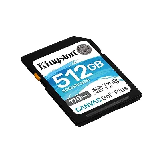 Microsd  Kingston Canvas Go Plus,  512Gb,  Class 10