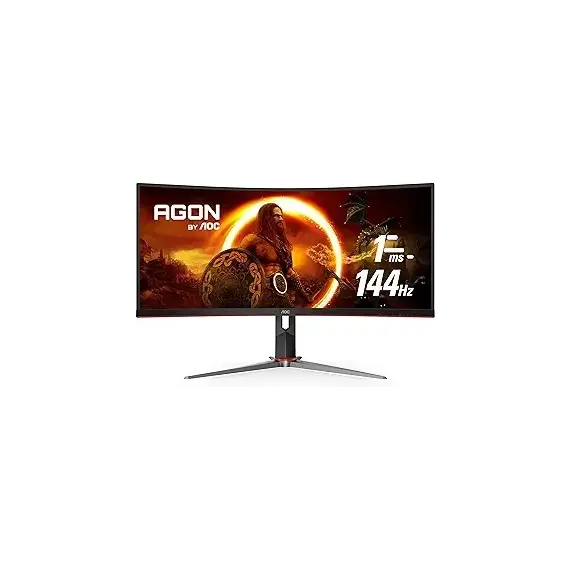 Monitor Gaming  AOC 34" CU34G2X/BK IPS LED 144 Hz