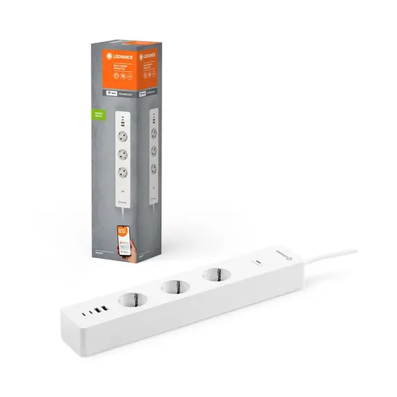 Kabëll Vazhduese LEDVANDE Me Wi-Fi, 3 Prize 2Xusb-A, 2Xusb-C, 16 A, 3680W, 1.5Mfs1 , 5 image