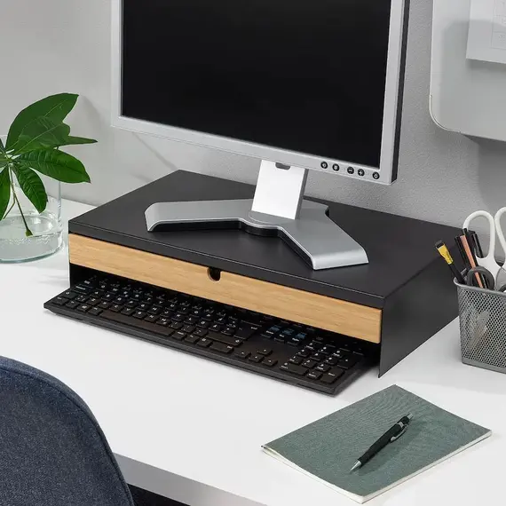 IKEA ELLOVEN Mbajtëse me fiokë, hiri, Ngjyra: Hiri, 3 image