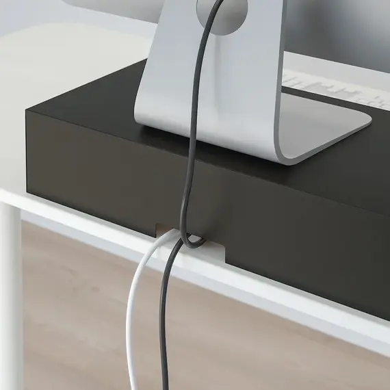 IKEA ELLOVEN Mbajtëse me fiokë, hiri, Ngjyra: Hiri, 7 image