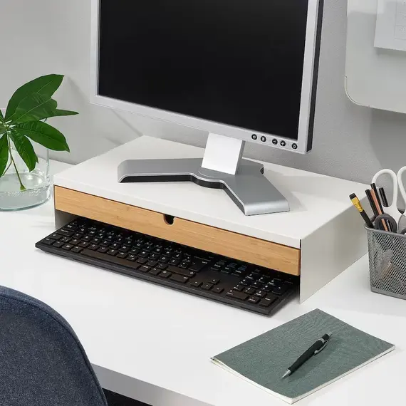 IKEA ELLOVEN Mbajtëse me fiokë, e bardhë, Ngjyra: Bardhë, 2 image