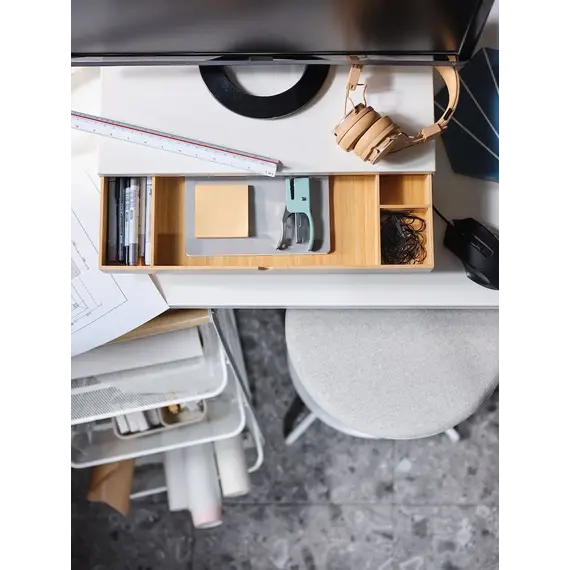 IKEA ELLOVEN Mbajtëse me fiokë, e bardhë, Ngjyra: Bardhë, 5 image