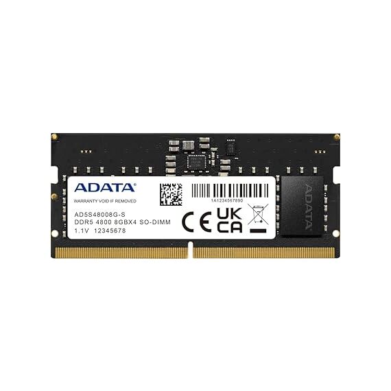 Ram për Laptop A -DATA, 8GB, 4800MHz, SO-DIMM, DDR5-CL40