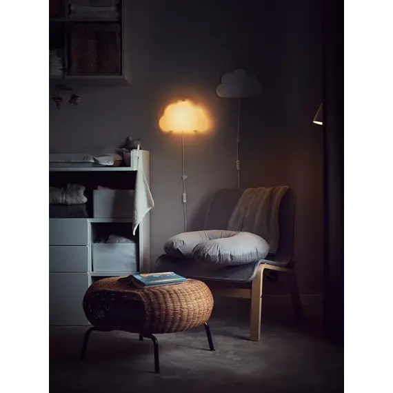 IKEA NOLMYRA Karrige, Ngjyra: Hiri, 3 image