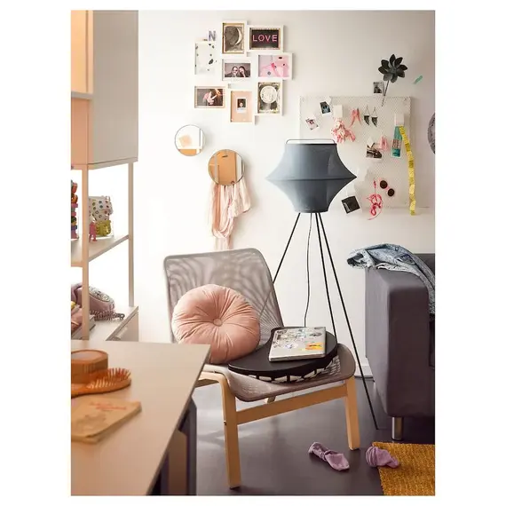 IKEA NOLMYRA Karrige, Ngjyra: Hiri, 4 image