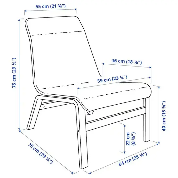 IKEA NOLMYRA Karrige, Ngjyra: Hiri, 6 image
