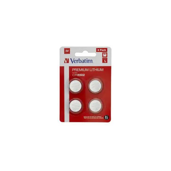 Bateria  Verbatim Premium Alkaline  Cr2032 3V 4, 1, 49533