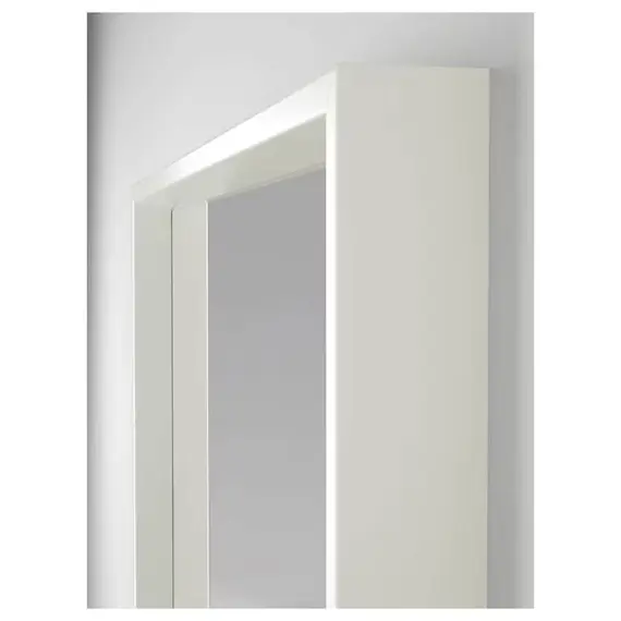 IKEA NISSEDAL Pasqyrë 65x65cm / bardhë, Ngjyra: Bardhë, 5 image