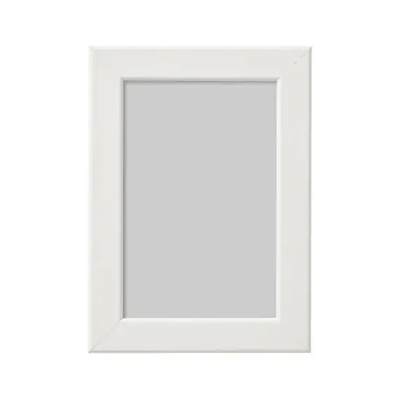 IKEA FISKBO Kornizë, e bardhë, 10x15 cm, Ngjyra: Bardhë