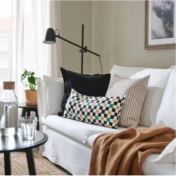 IKEA Jastëk, 30x58cm, Ngjyra: Verdhë, 2 image