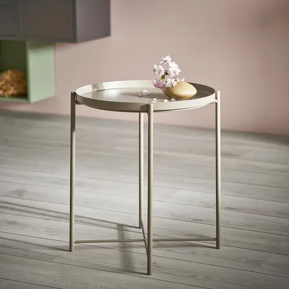 IKEA GLADOM Tavolinë 45x53cm / hiri, Ngjyra: Hiri, 2 image