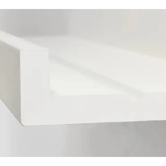 IKEA MOSSLANDA Raft muri 55cm / bardhë, Ngjyra: Bardhë, 3 image