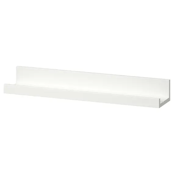 IKEA MOSSLANDA Raft muri 55cm / bardhë, Ngjyra: Bardhë