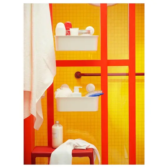 IKEA TISKEN Raft me vakum, Ngjyra: Bezhë, 4 image