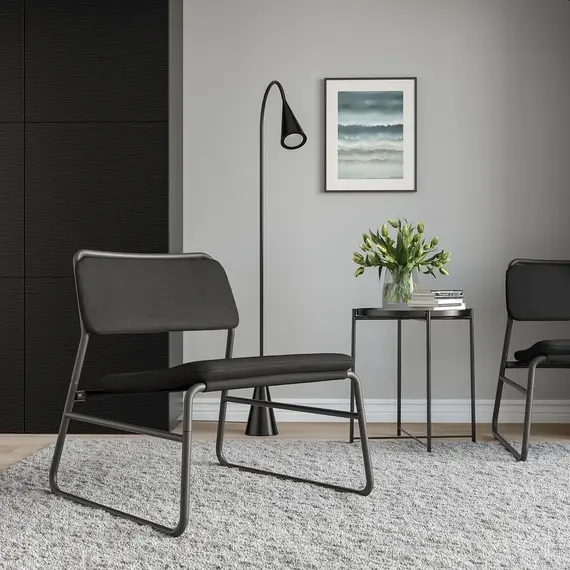 IKEA LINNEBACK Karrige / hiri, Ngjyra: Hiri, 3 image
