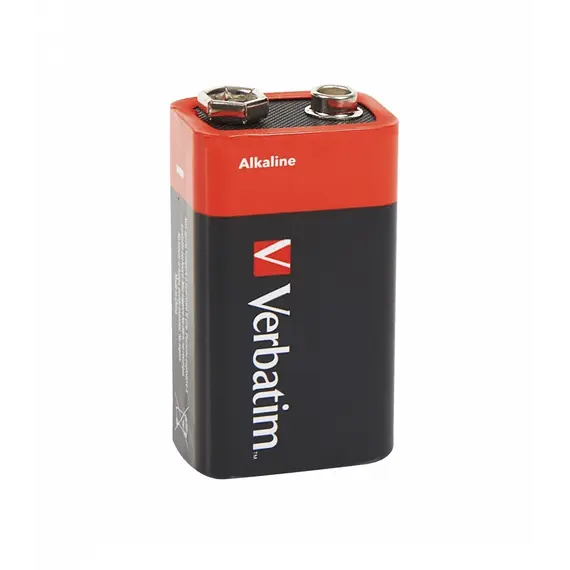 Bateri Verbatim Premium Alkaline 9 V,  49924, 4 image