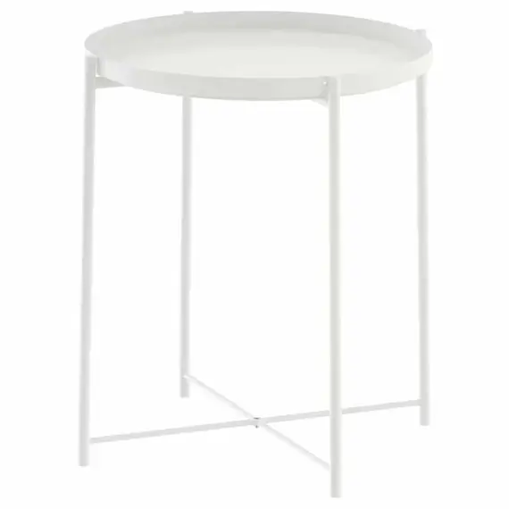 IKEA GLADOM Tavolinë 45x53cm / bardhë, Ngjyra: Bardhë