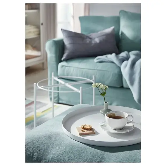 IKEA GLADOM Tavolinë 45x53cm / bardhë, Ngjyra: Bardhë, 5 image