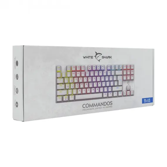 Tastierë Gaming White Shark Comandos -GK 2106  / White, 6 image