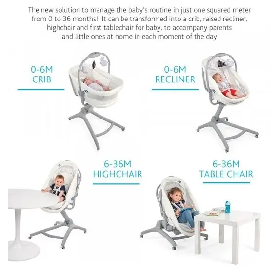 Krevat Chicco Baby Hug 4në1, bezhë, Ngjyra: Bezhë, 6 image