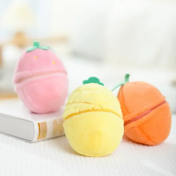 Topi surprizë i lodrave prej pelushi  Pineapple, Ngjyra: Verdhë, 3 image