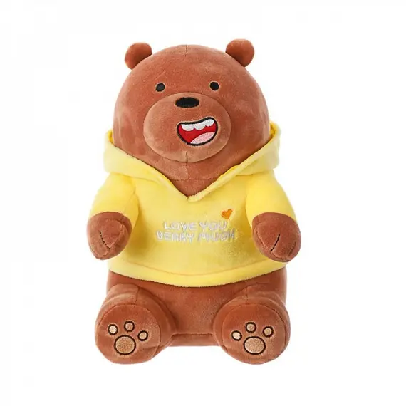 Lodër pelushi We Bare Bears Grizzly, Ngjyra: Kafe