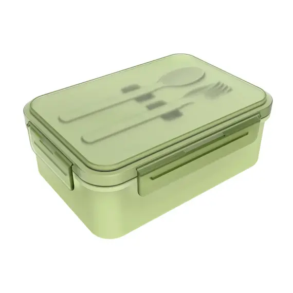 Kuti per ruajtje Bento Box 1200ml / gjelbërt, Ngjyra: Gjelbërt, 2 image